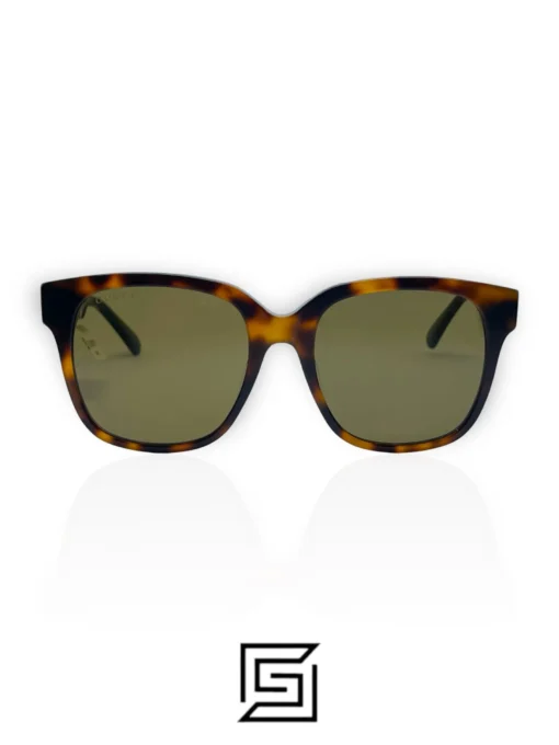 For women,Sunglasses Gucci sunglasses GG0715SA 002/TIGER X Green Gucci