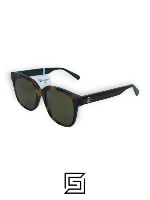 For women,Sunglasses Gucci sunglasses GG0715SA 002/TIGER X Green Gucci