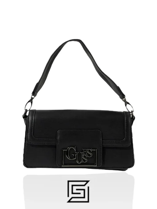 Bags,Leather leather guess 21gf036 bag black Guess