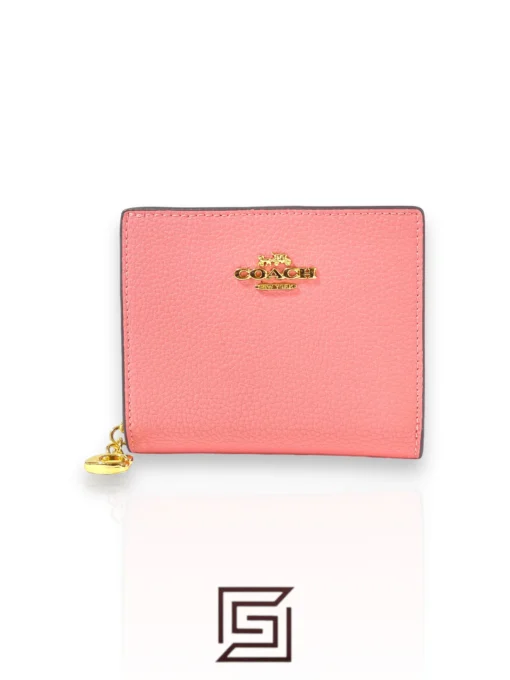 Leather,Wallets,For women Coach wallets Snap Wallet Pink C2862 Coach