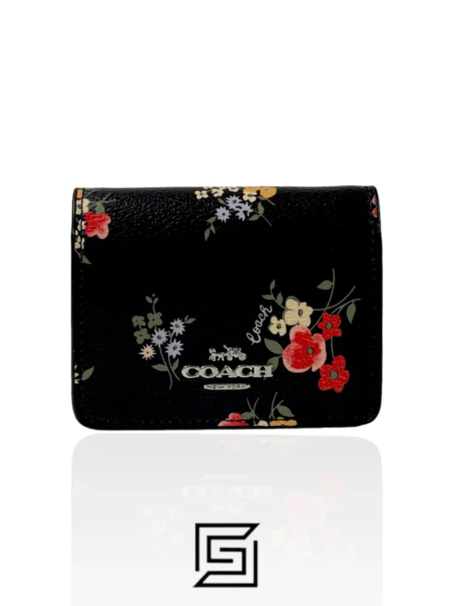 Leather,Wallets,For women Coach wallets Mini Wallet With Wildflower Print C0060 Coach