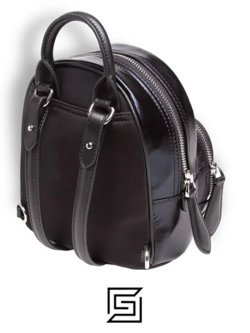 Bags,For women,Leather leather KARL LAGERFELD Backpack 210W3098 Mtllc Blk A980 210W3098 Karl Lagerfeld