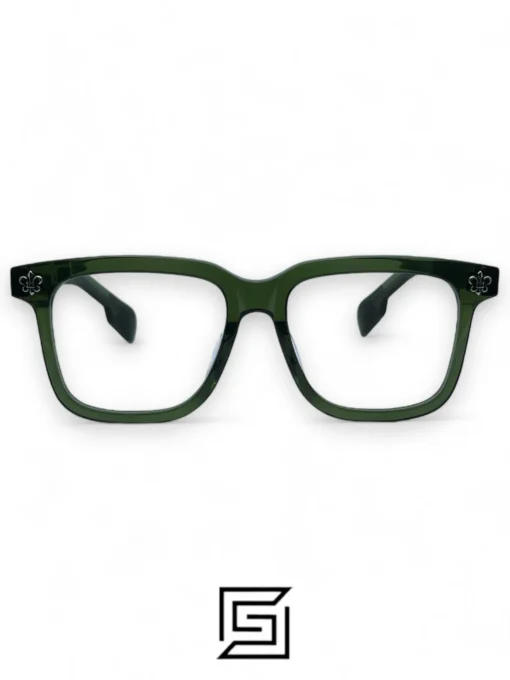 Eyeglasses,For men eyeglasses Chrome Heart CH8245 – Olive Chrome Heart