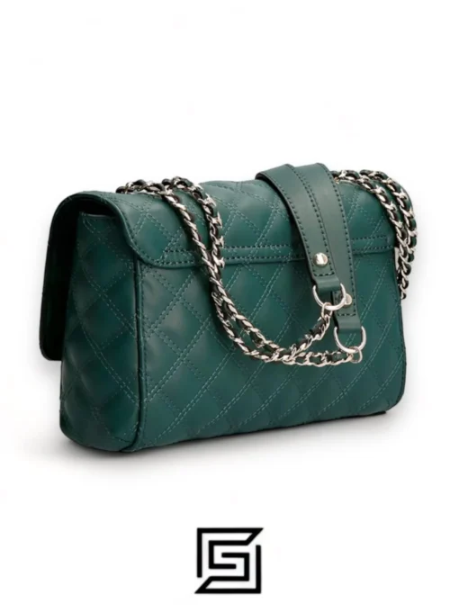 Bags,Leather leather Guess Cessily Shoulder Bag and Trotter- PG767921 HWEV7679210 JST GREEN Guess