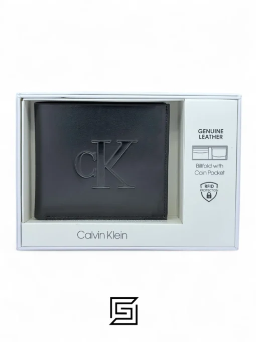 Leather,Wallets,For men Calvin Klein CK SINGLE WALLET LOGO INSIDE LEATHER CK BIG BOX/BLACK Calvin Klein