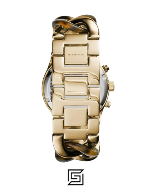 For women,Watches Michael Kors watches Collection Women's MK4222 Chain Watch Gold/Tortoise Watch Michael Kors