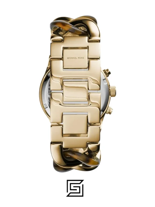 For women,Watches Michael Kors watches Collection Women's MK4222 Chain Watch Gold/Tortoise Watch Michael Kors