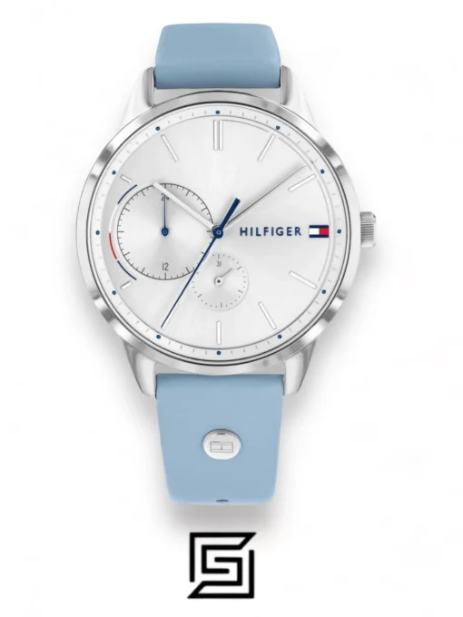 For women,Watches,For women,Original Watches Tommy Hilfiger original-watches Leather Round Analog Water Resistant Baby Blue - 1782023 Tommy Hilfiger