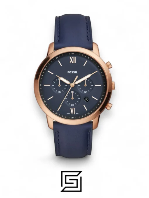 For men,Watches,For men,Original Watches Fossil original-watches Neutra Chronograph Navy Leather Watch - FS5454 Fossil