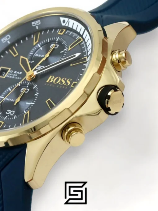 For men,Watches,For men,Original Watches Hugo Boss watches Chronograph Quartz Watch for Men with Blue Silicone Bracelet - 1513822 Hugo Boss