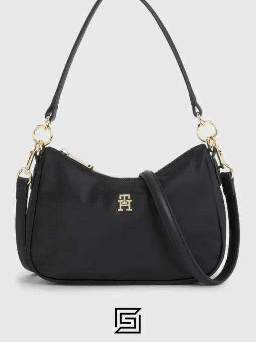 Bags,For women,Leather leather Tommy Hilfiger AW0AW14463 Women's Monogram Shoulder Bag Tommy Hilfiger