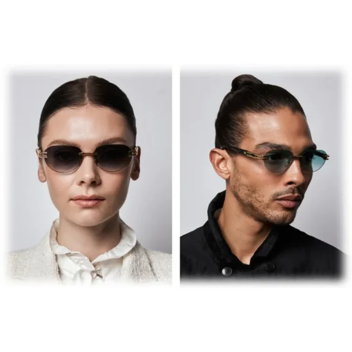 For men,For women,Sunglasses Meta-Evo Two - Yellow Gold Arctic Swirl - DTS152 - Sunglasses - DITA Eyewear Dita