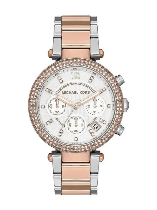 For women,Original Watches Michael Kors original-watches MK5820 Two Tone Rose Gold Ladies Chronograph Date Watch Michael Kors