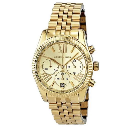 For women,Original Watches Michael Kors original-watches Lexington Women's Gold Dial Stainless Steel Band Watch - MK5556 Michael Kors