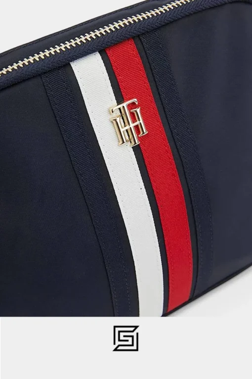 Bags,Leather leather Shoulder bag Tommy Hilfiger Poppy Crossover bag dark blue AW0AW13154 Tommy Hilfiger